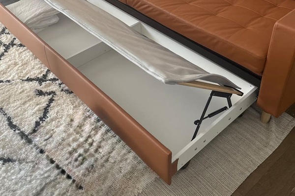 Sofa bed with storage underneath