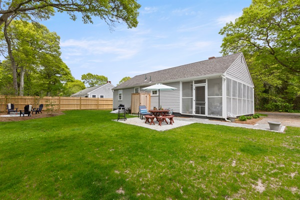 Unwind, recharge, and savor coastal living complete with a cozy firepit and a grill ready for your favorite meals!