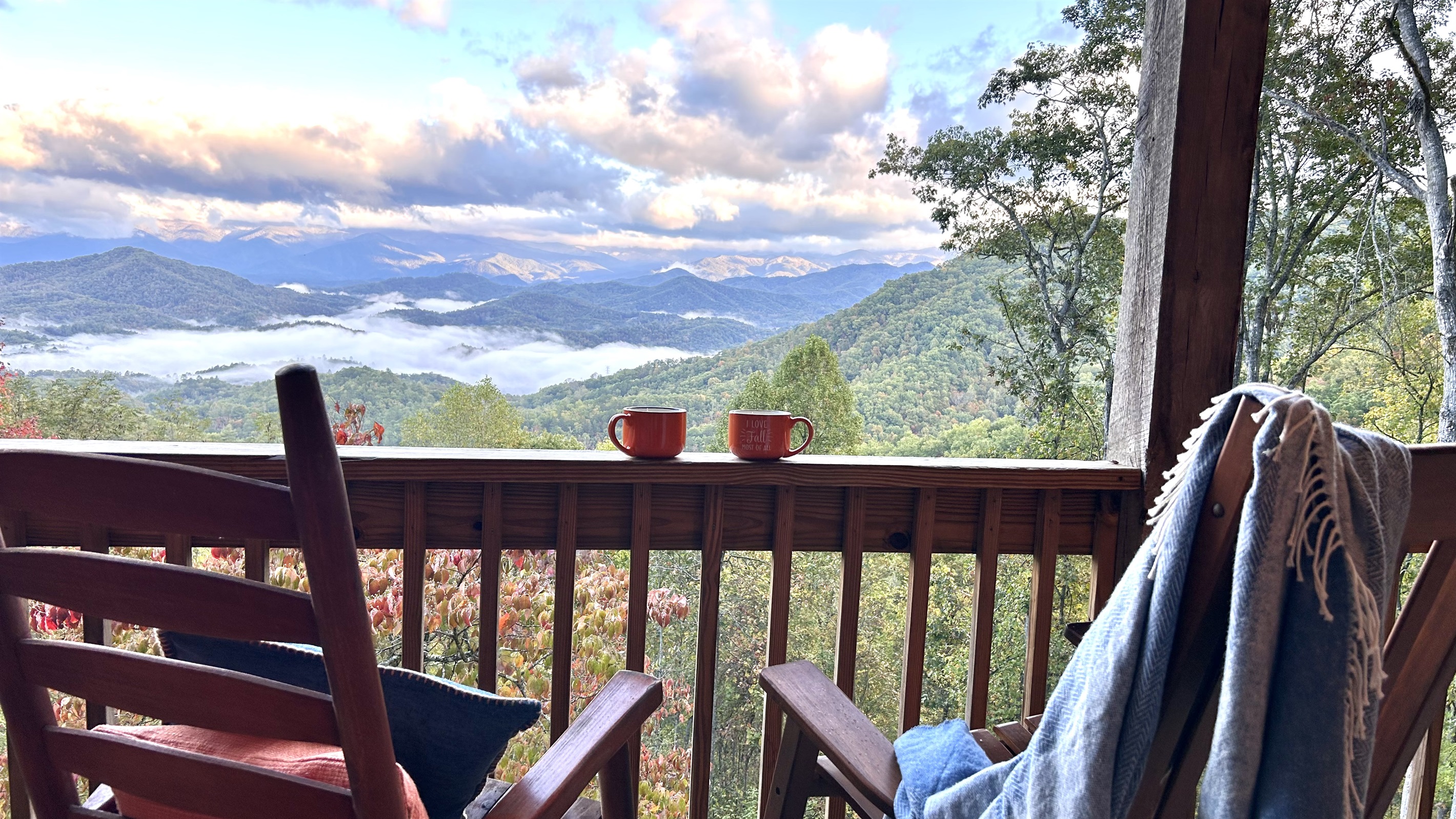 Enjoying a drink while taking in the scenery is a must.