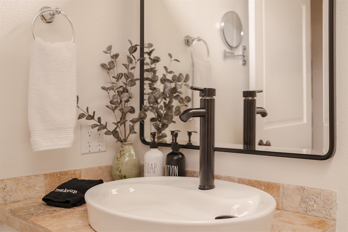 Spa-like bathroom