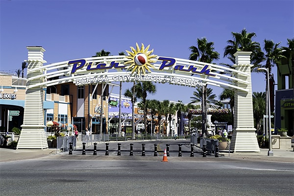 Pier Park is only steps away at 0.7 mile