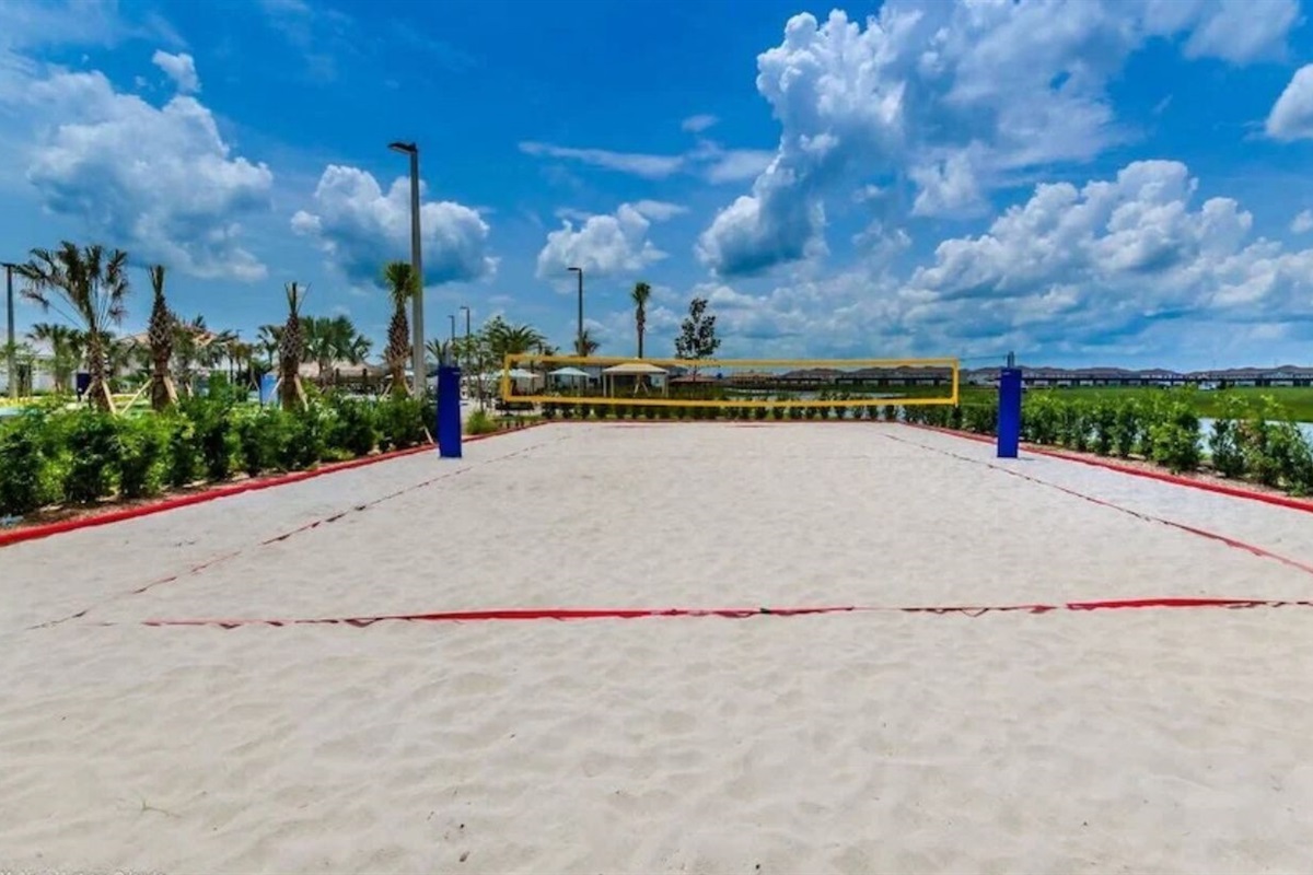 Club House Volleyball Court