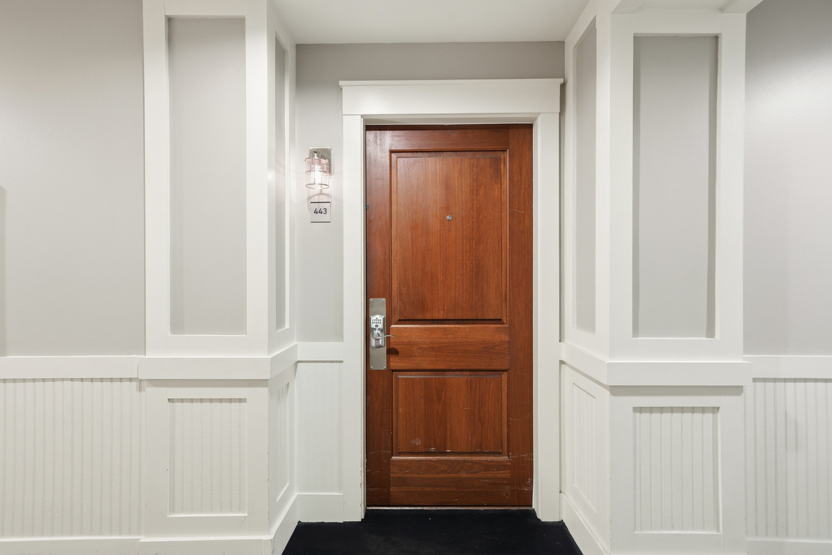 External entryway to our condo Market Street Inn #443