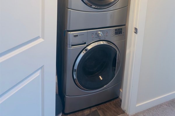 Laundry closet upstairs. 