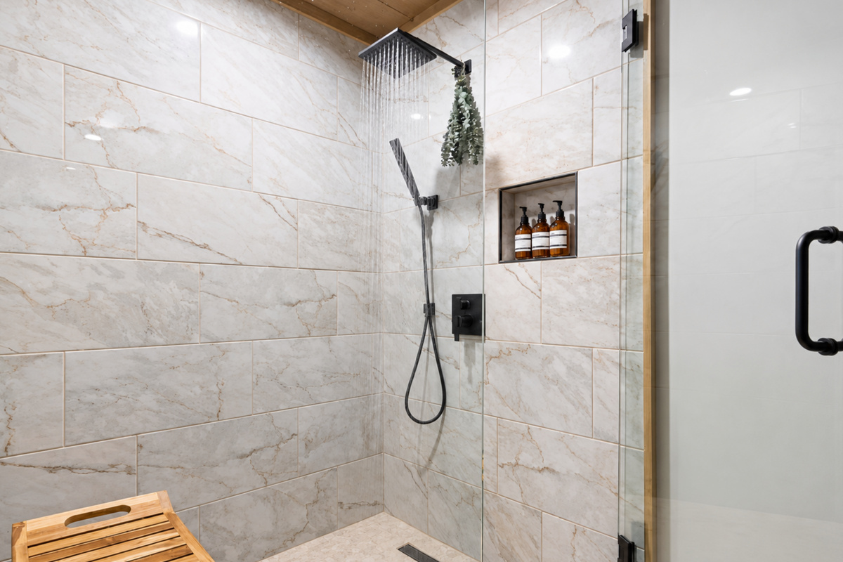 Rainfall vibes and serene finishes, because your vacation deserves a spa moment.