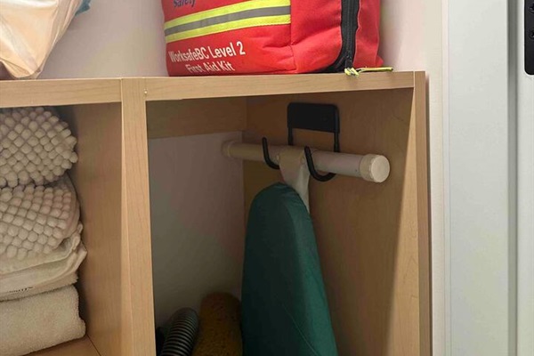 Full Size First Aid Kit located in 2nd floor Supply Closet