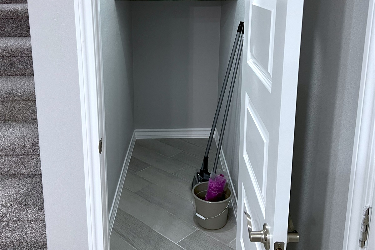 Downstairs Utility Closet