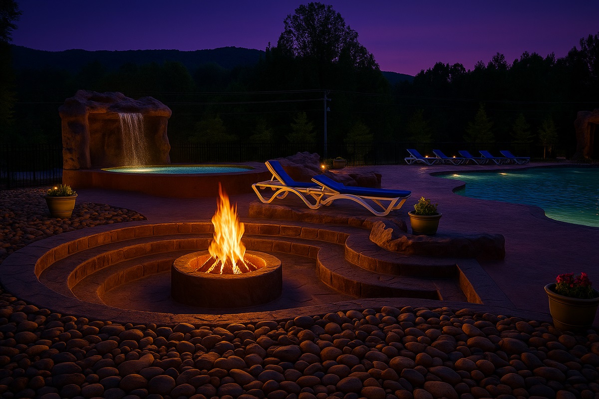 Cozy up to a bonfire with your favorite people -  S'mores anyone?