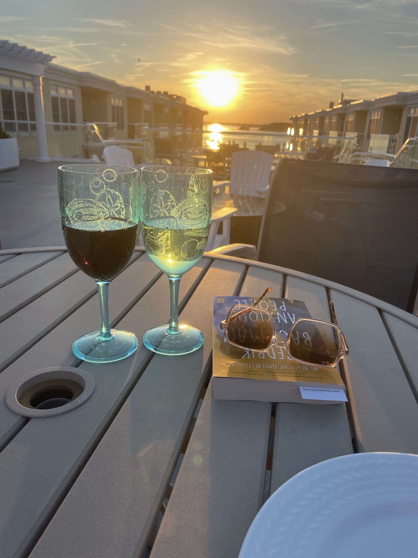 View from rooftop common space