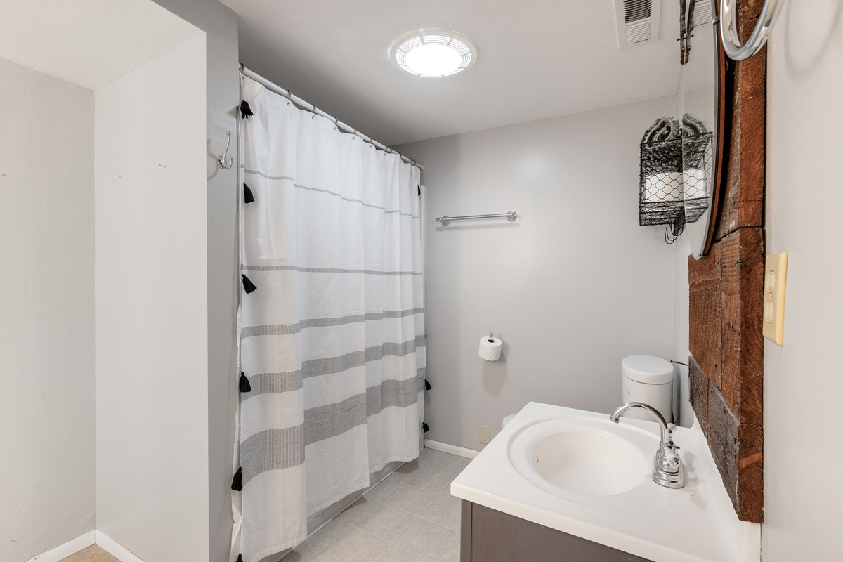 Second of two full bathrooms