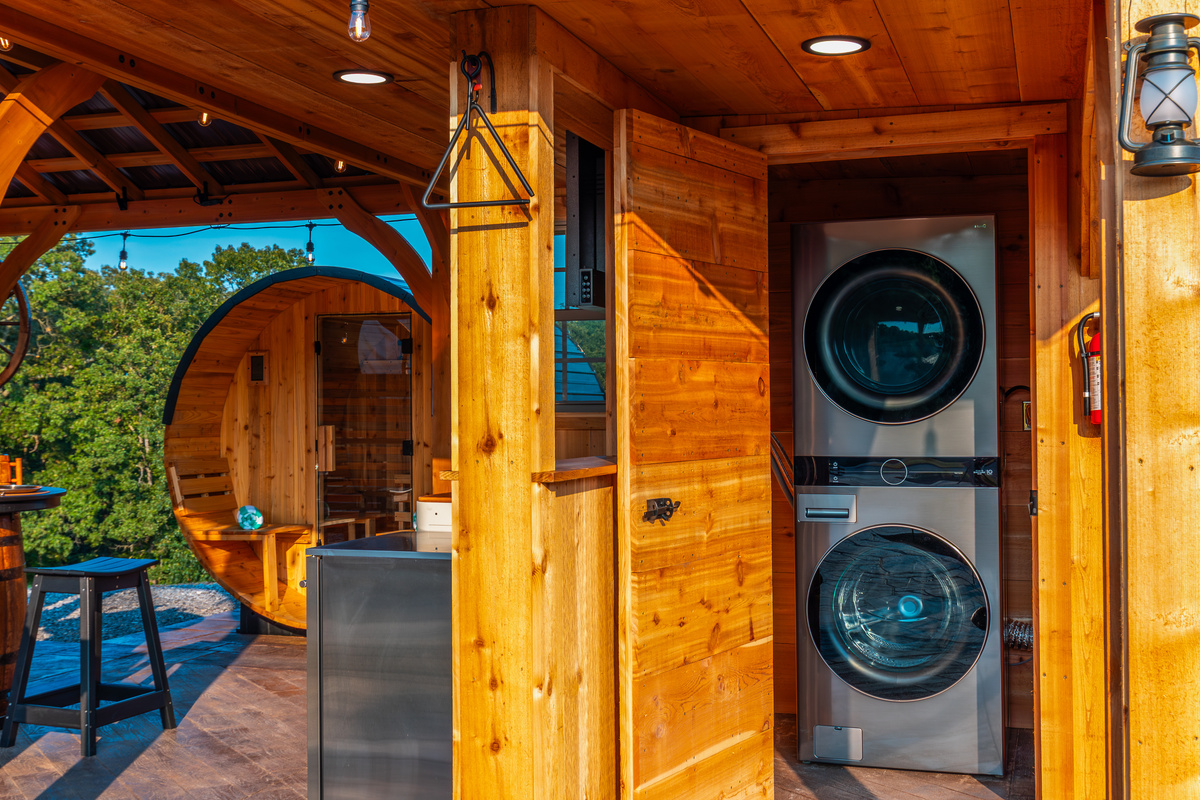 Convenient private washer and dryer available during your stay.