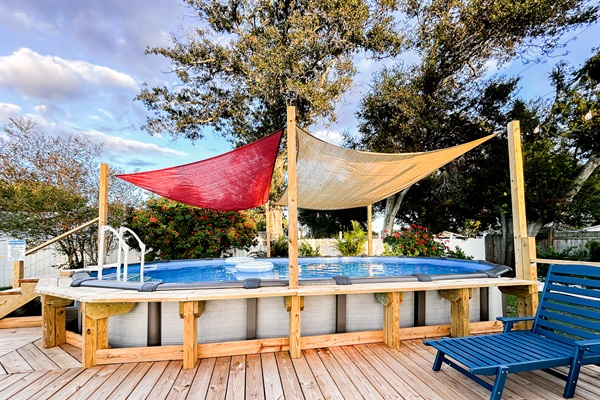 Heated Pool with Deck 