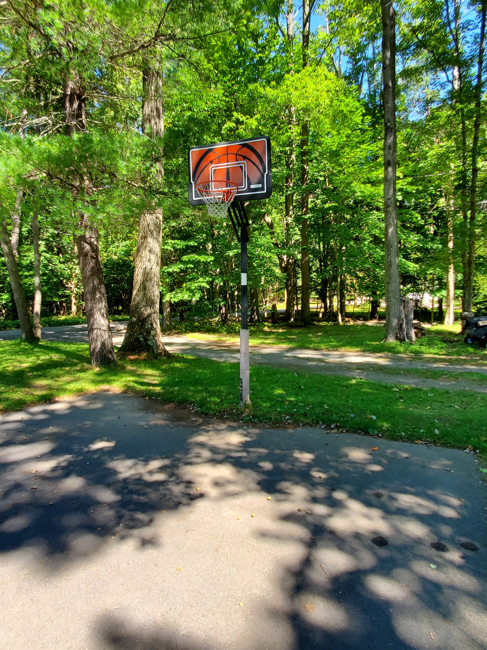 Shoot a few hoops in between baseball games