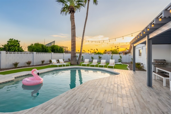 With a school behind the property, you have a beautiful open view
