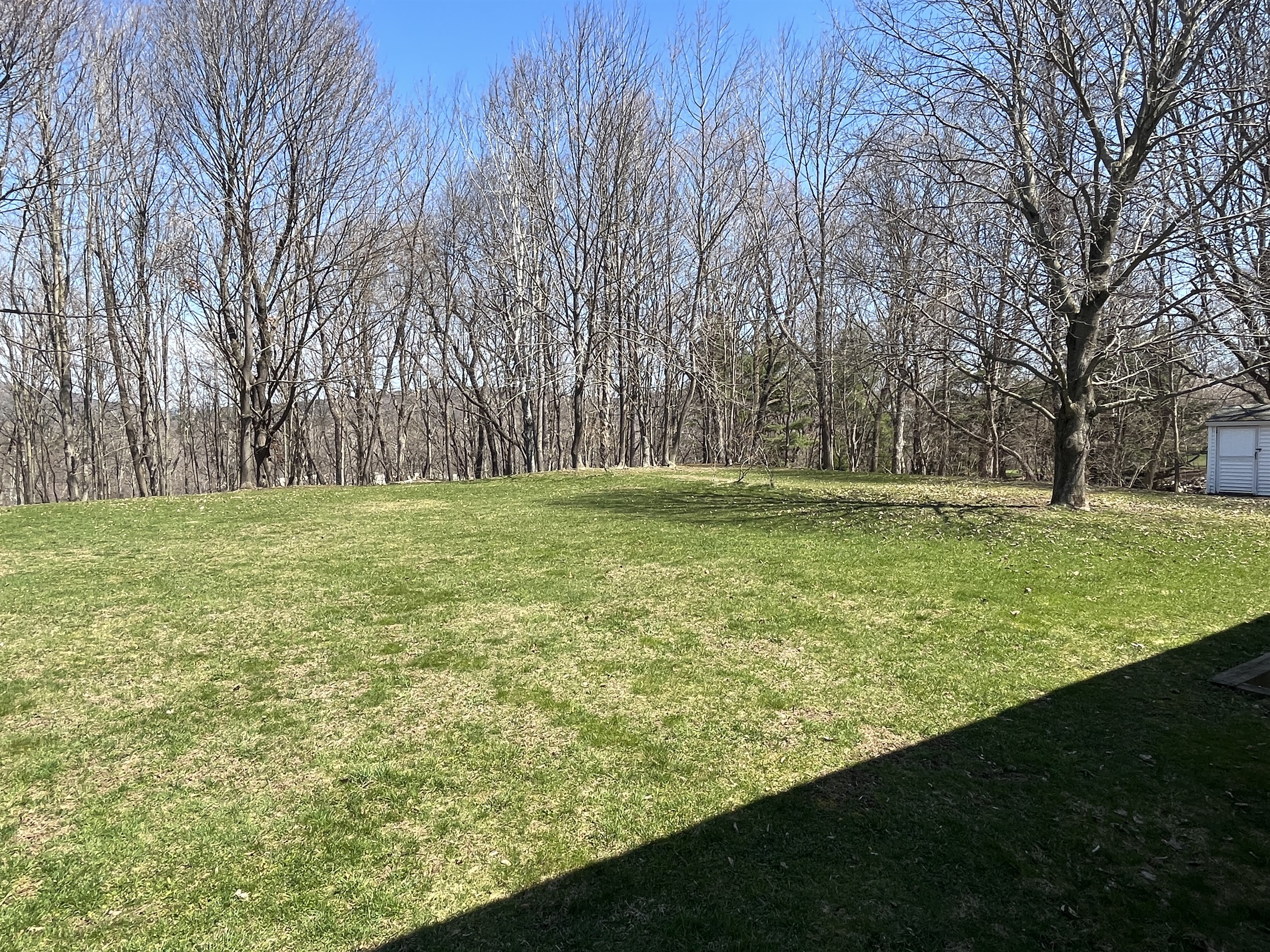 Large flat double lot, just in case you haven't had enough baseball!