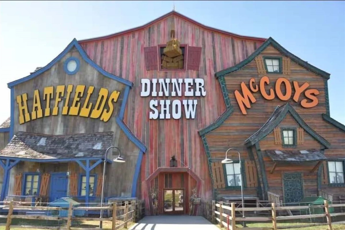 Hatfields and McCoys Dinner Show 3.5 Miles Away!