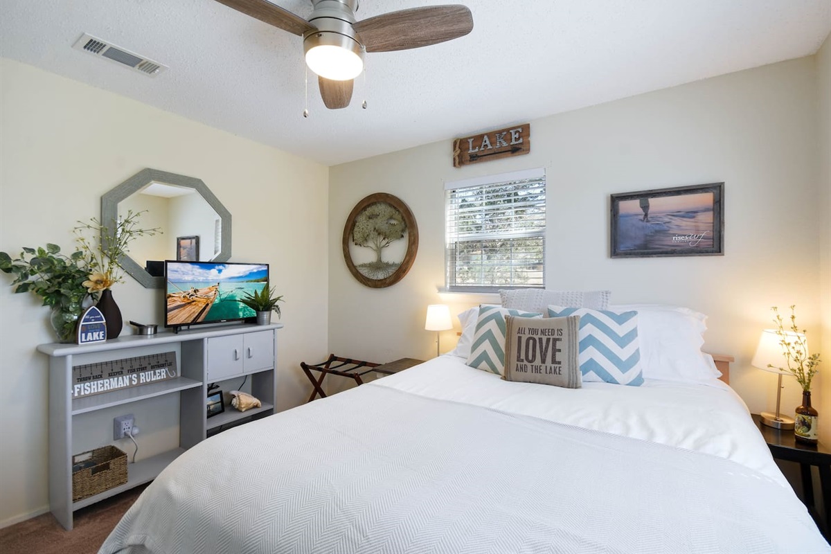 HDTV in Guest Bedroom