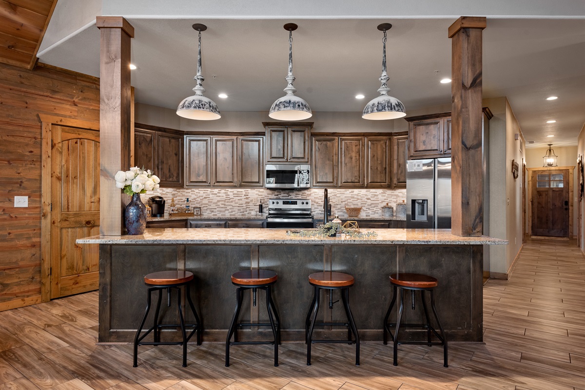 Fully stocked kitchen with everything you need!