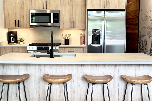 4 high quality counter height bar stools