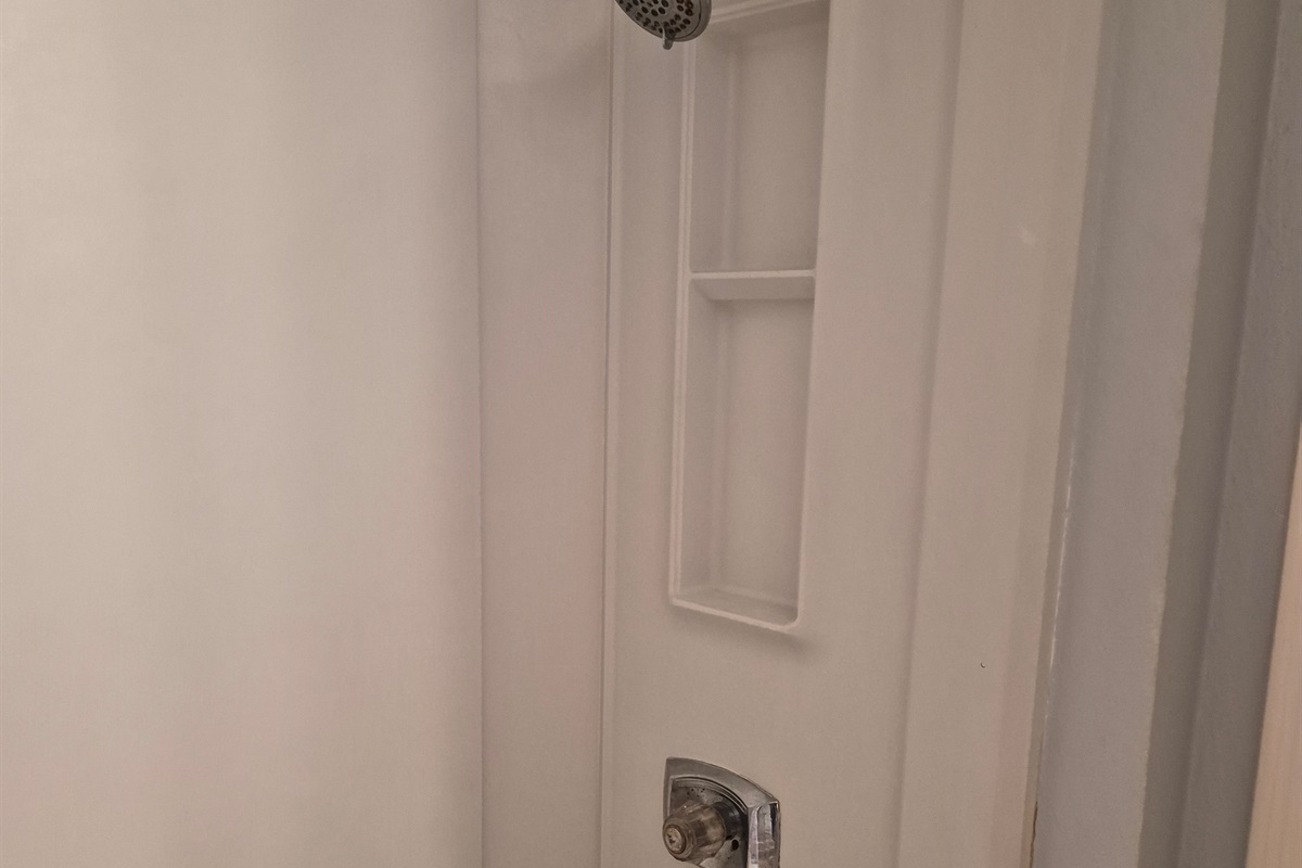 Tub & Shower combination in the restroom