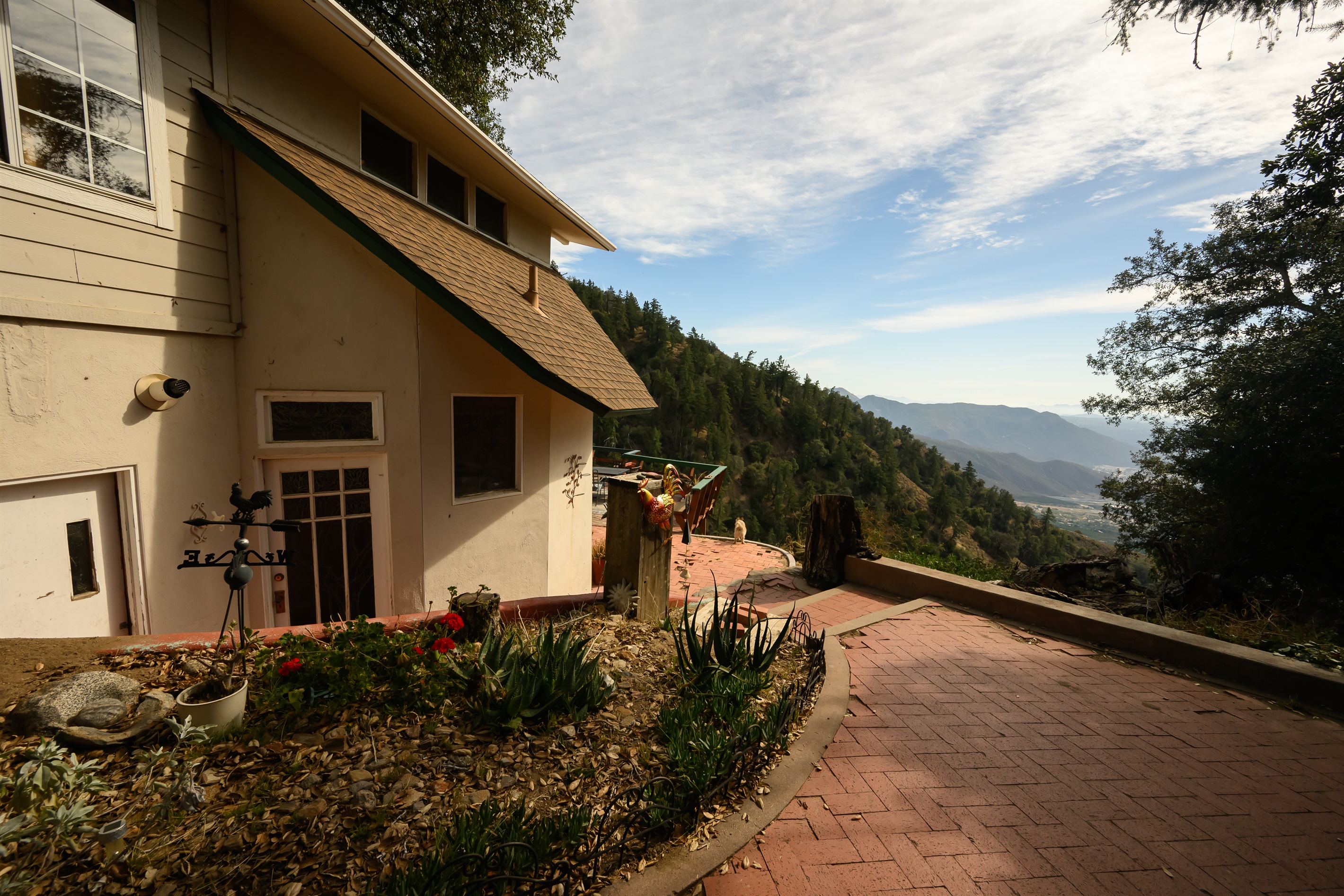 Patio overlooking San Diego