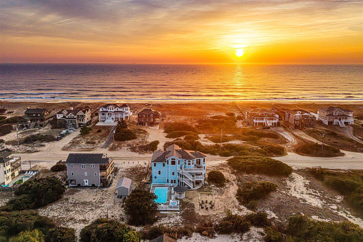 Sunrise over the Atlantic Ocean