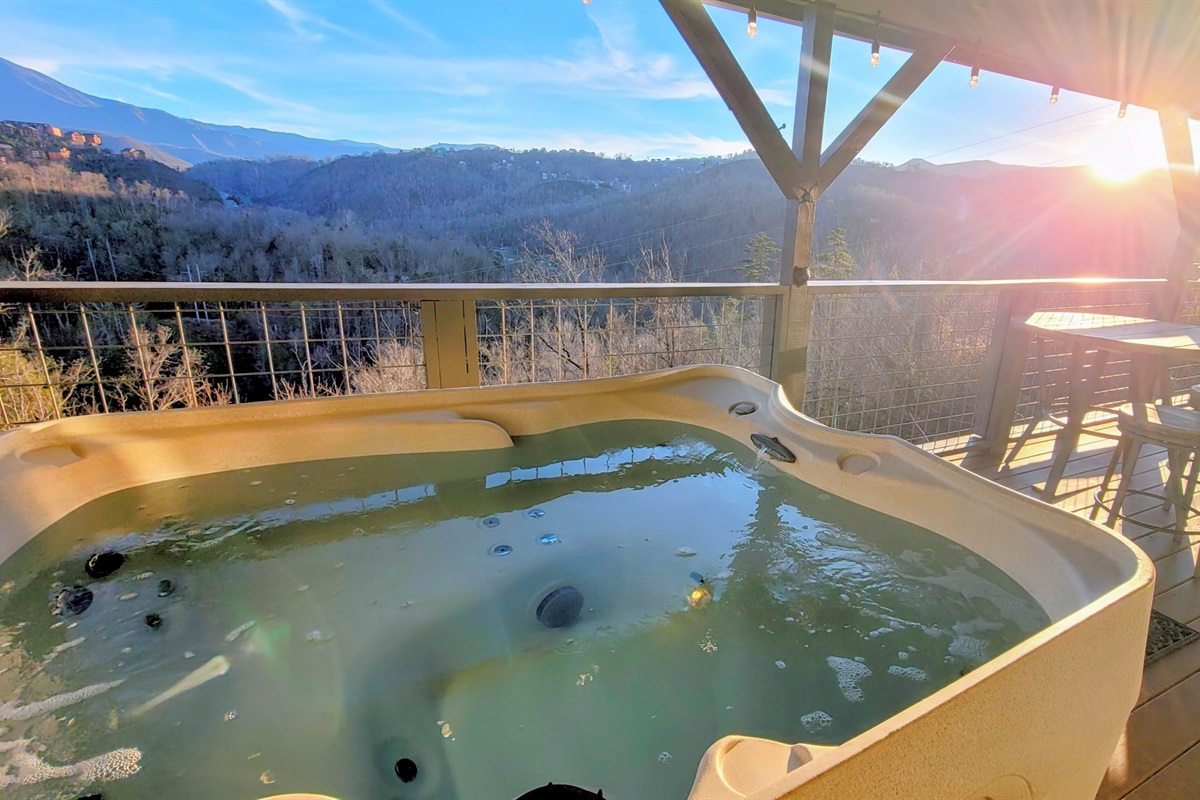 Experience some of the best sunsets in Gatlinburg ☀️