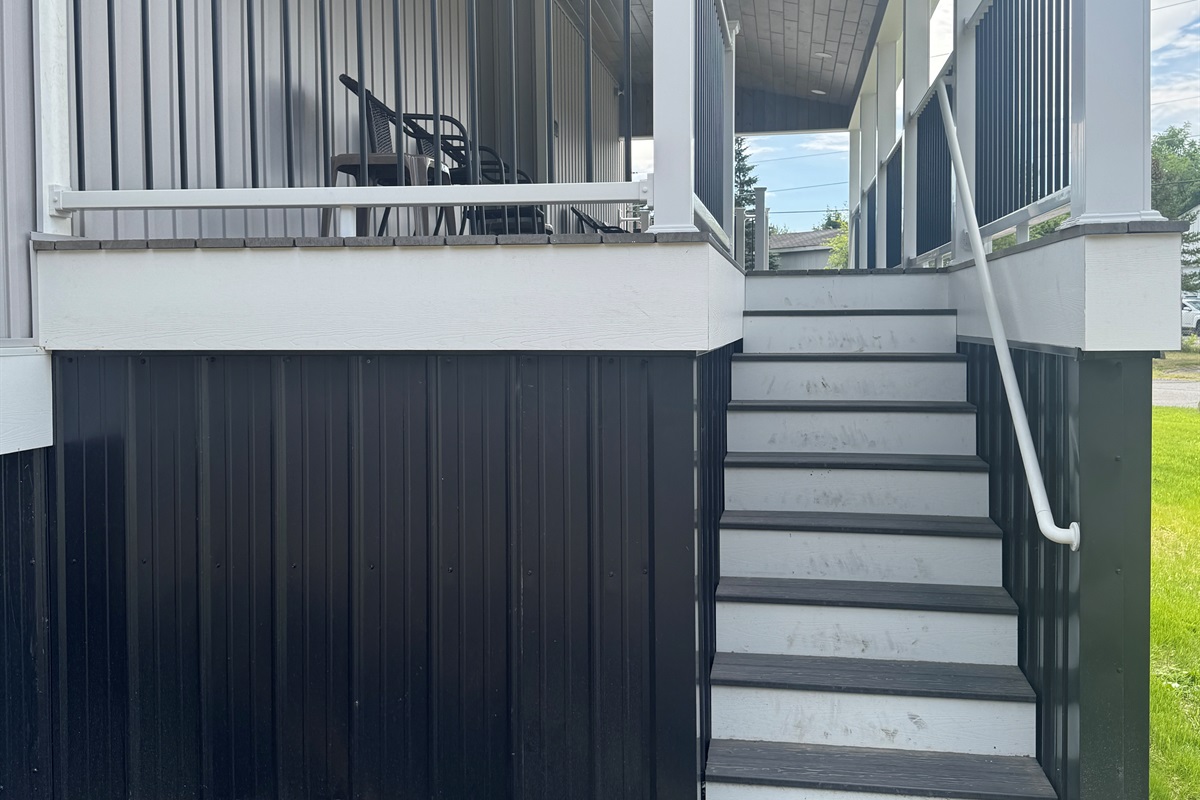 Stair access on left side