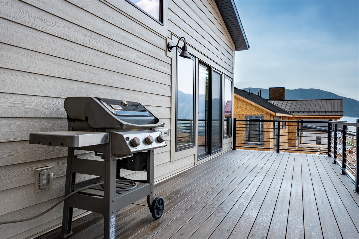 We have a propane grill available for your use.