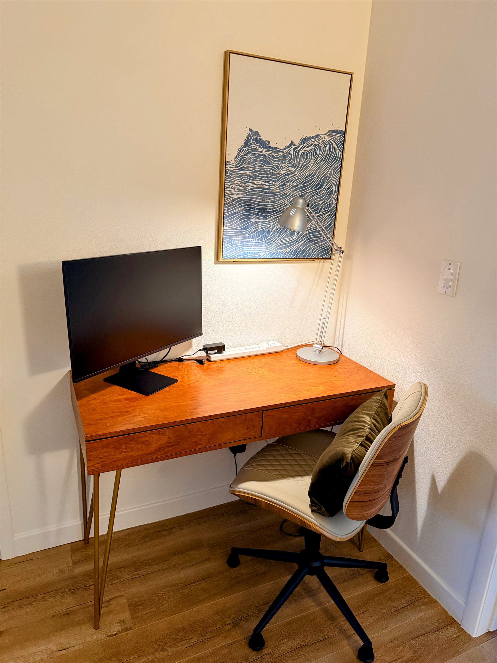 Dedicated workspace on landing.