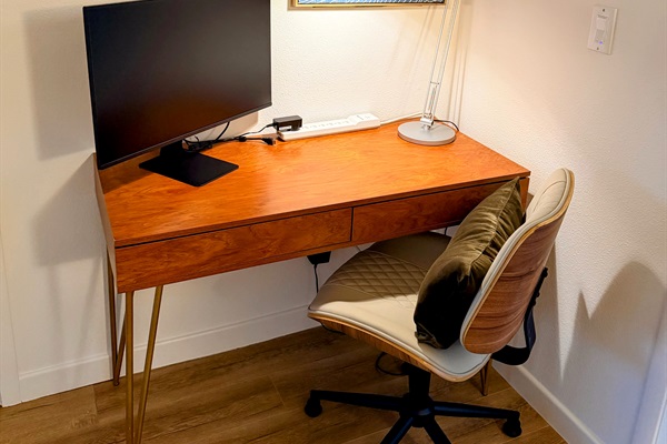 Dedicated workspace on landing.