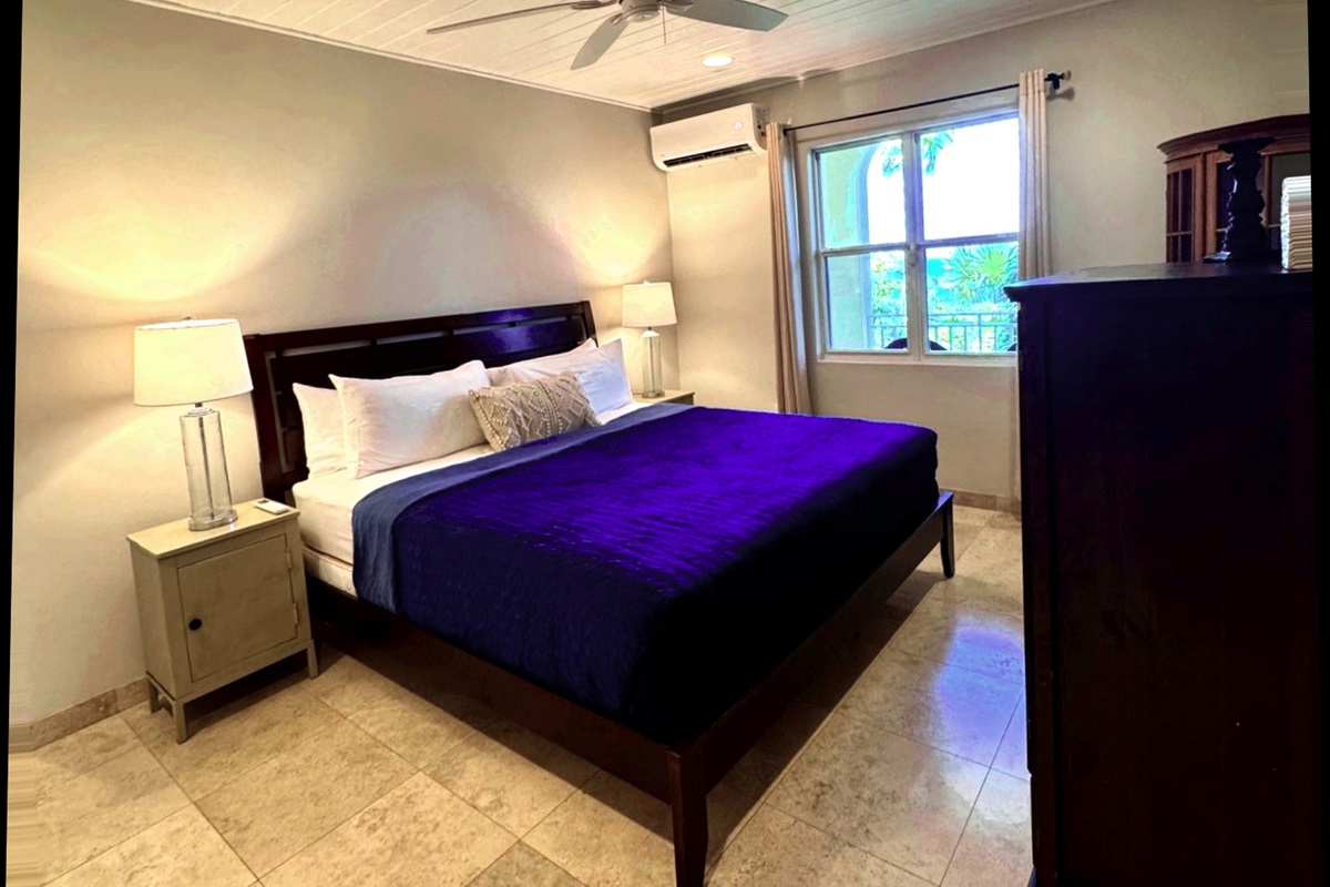 Suite Four bedroom with king bed and views to the sea