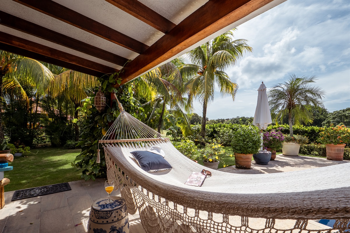 Covered patio