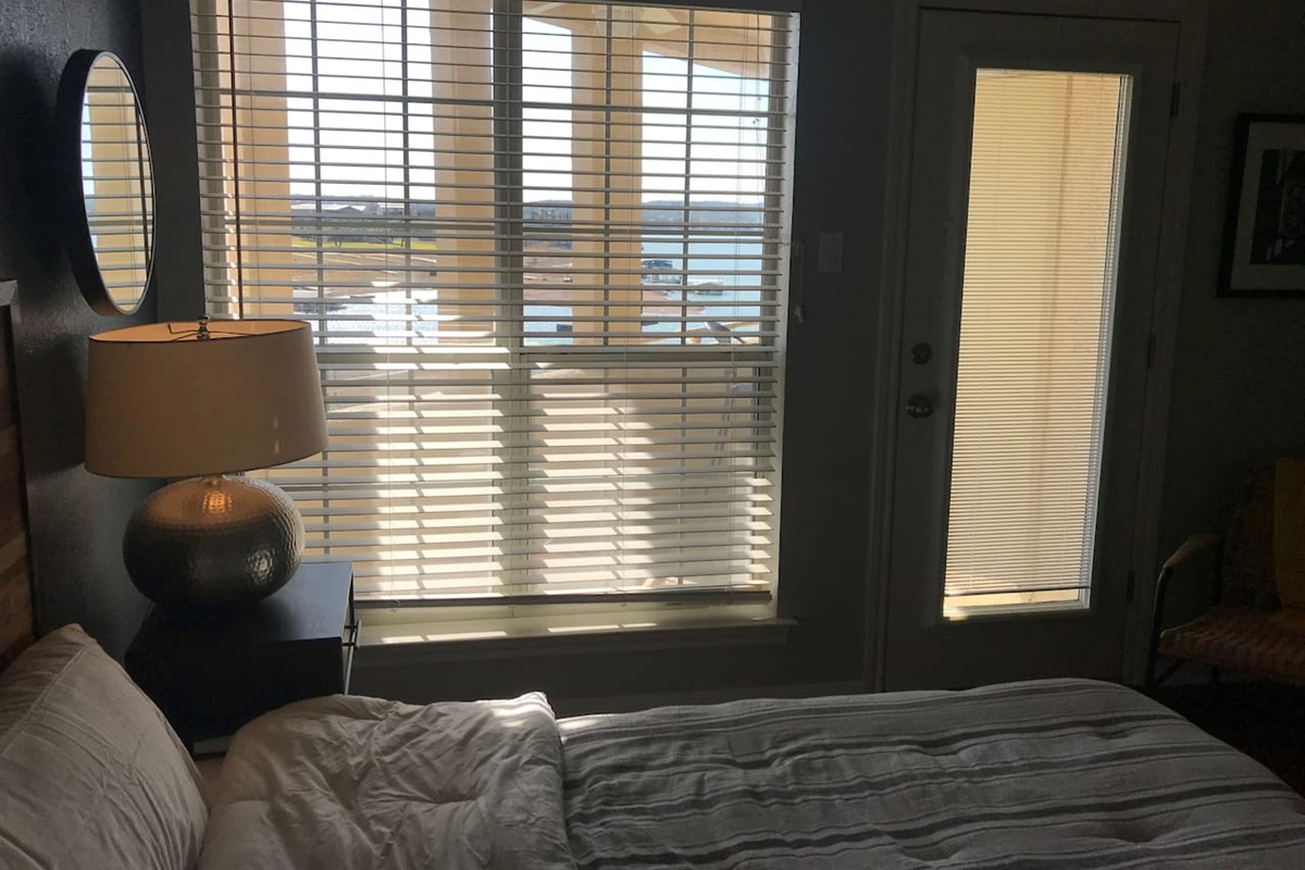 Patio Access from Master Bedroom