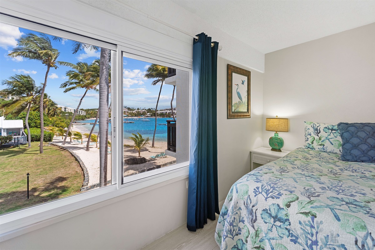 Drift off to sleep with the ocean nearby.