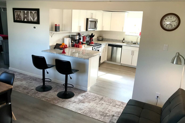 All new appliances and plenty of space if you want to cook all your meals here. 