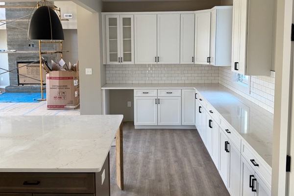 Kitchen construction progress – Wild Blue Reserve scheduled to open May 2026