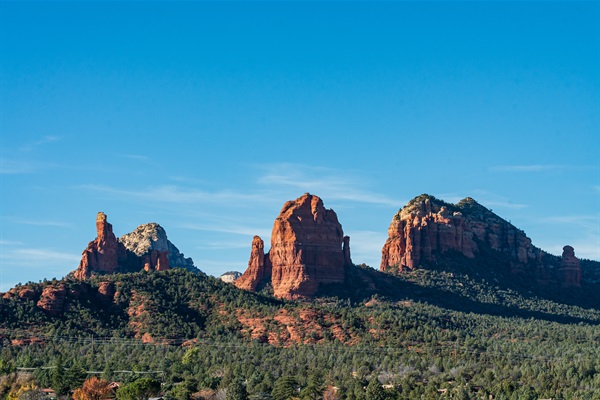 Surrounding mountains