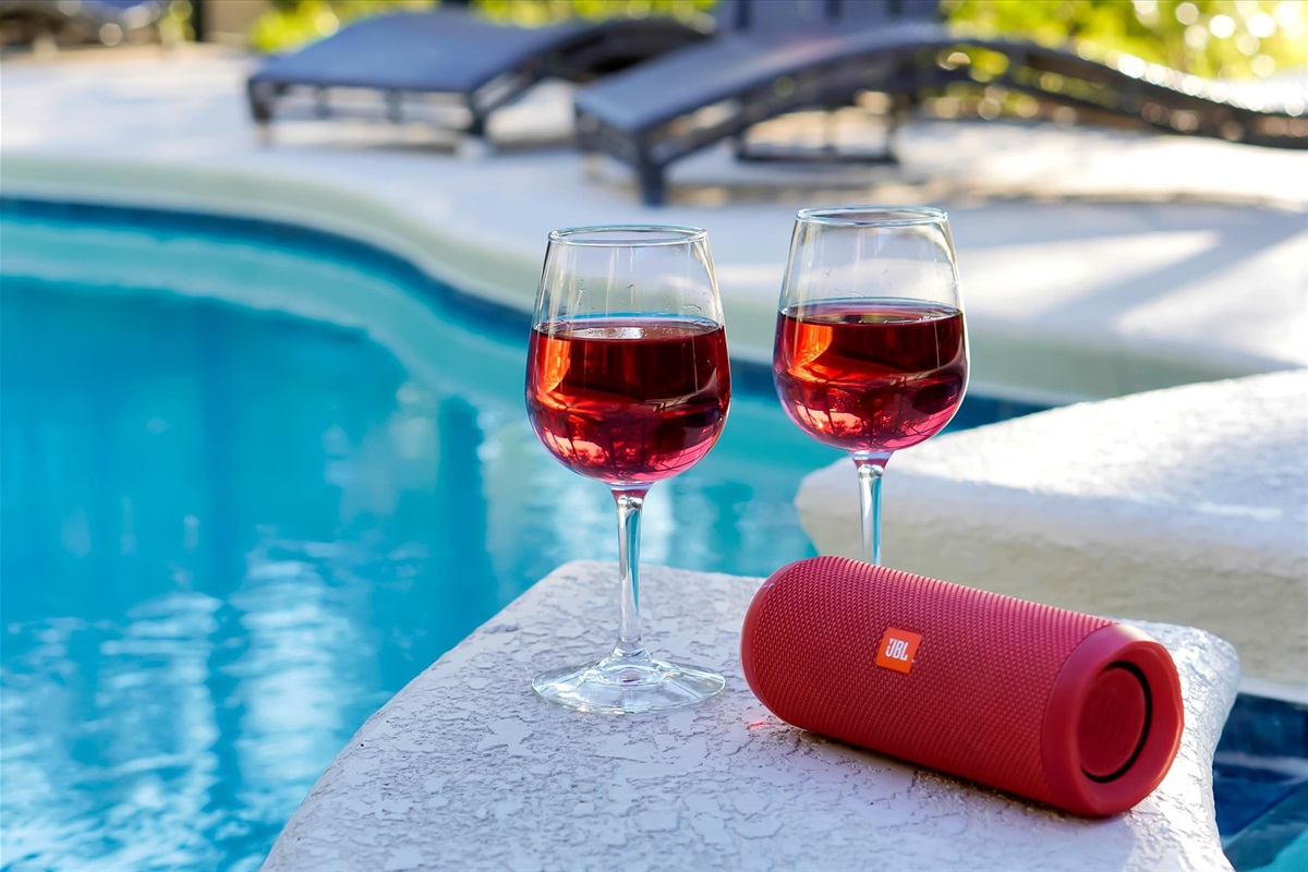 Enjoy a beverage after a long day at the park.