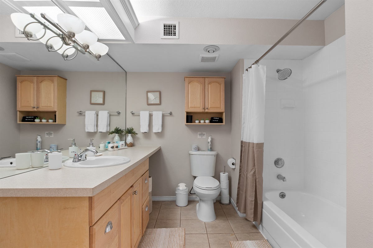 Full bathroom attached to primary bedroom.