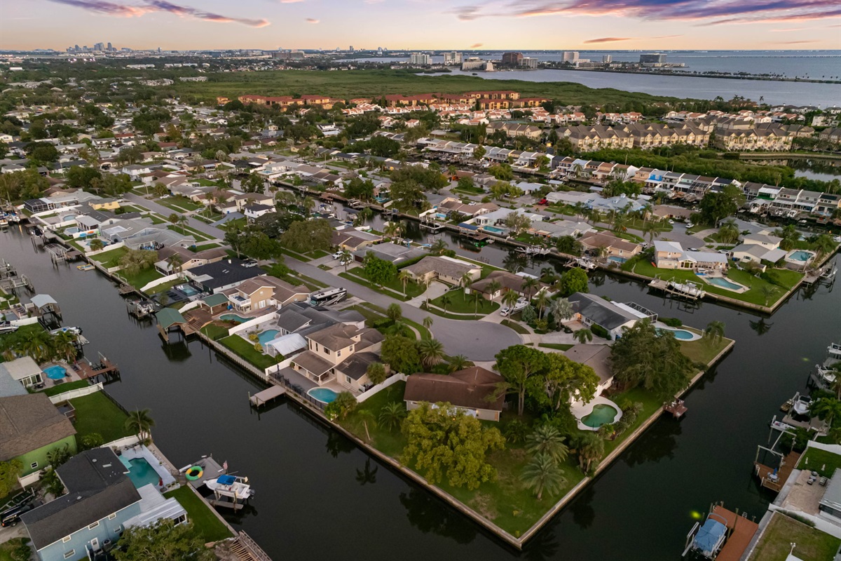 Aerial View of the Neighborhood