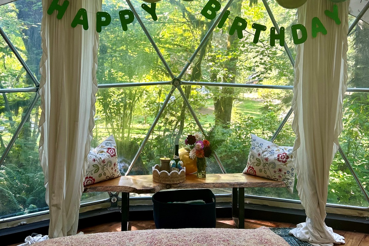 We do special occasion decorations - all additional costs go directly to local staff :)