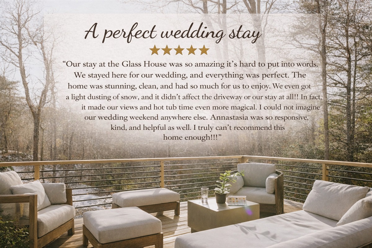 Guest love like this means everything to us 🤍
This Everwild Retreats home has earned 290+ five-star reviews — and we’re so grateful for every guest who has stayed with us.