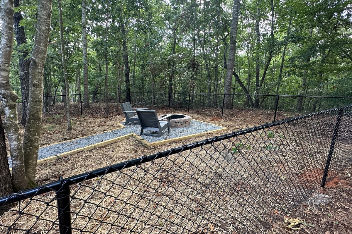 Fenced yard—safe and fun for kids and pets to play freely and enjoy the outdoors.