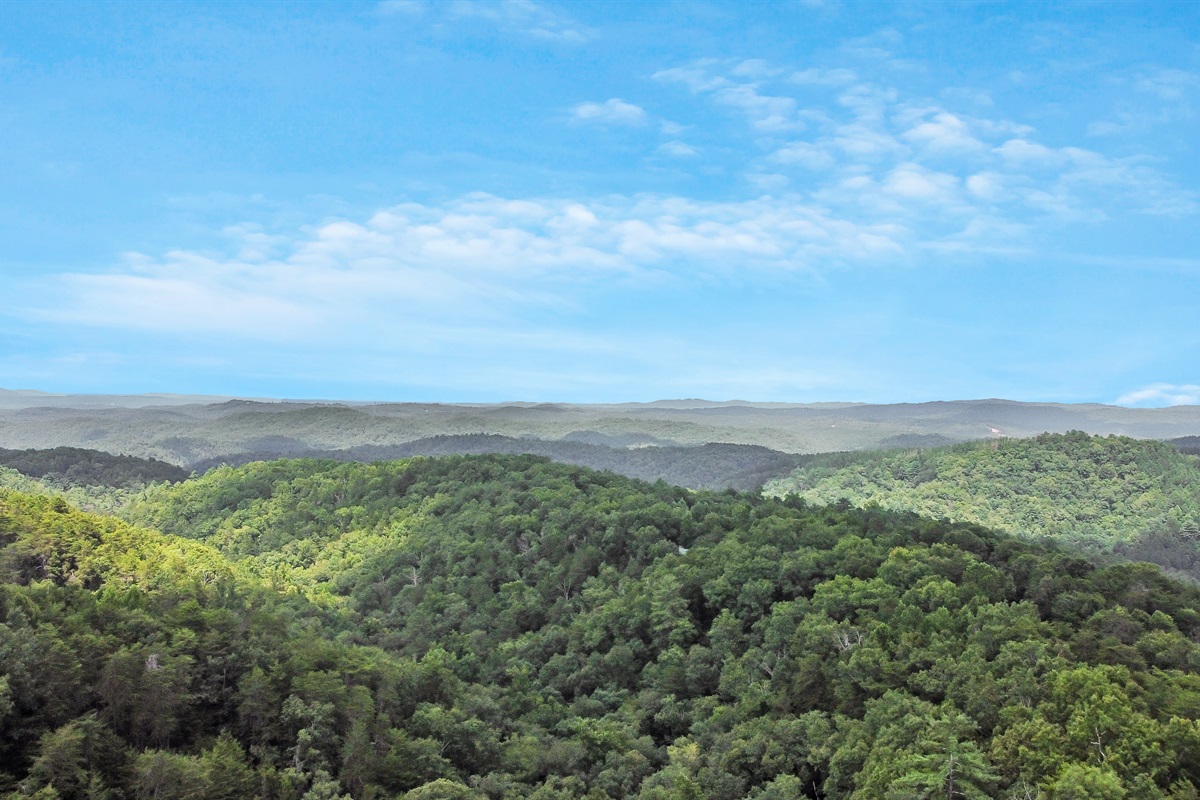Long range mountain view 