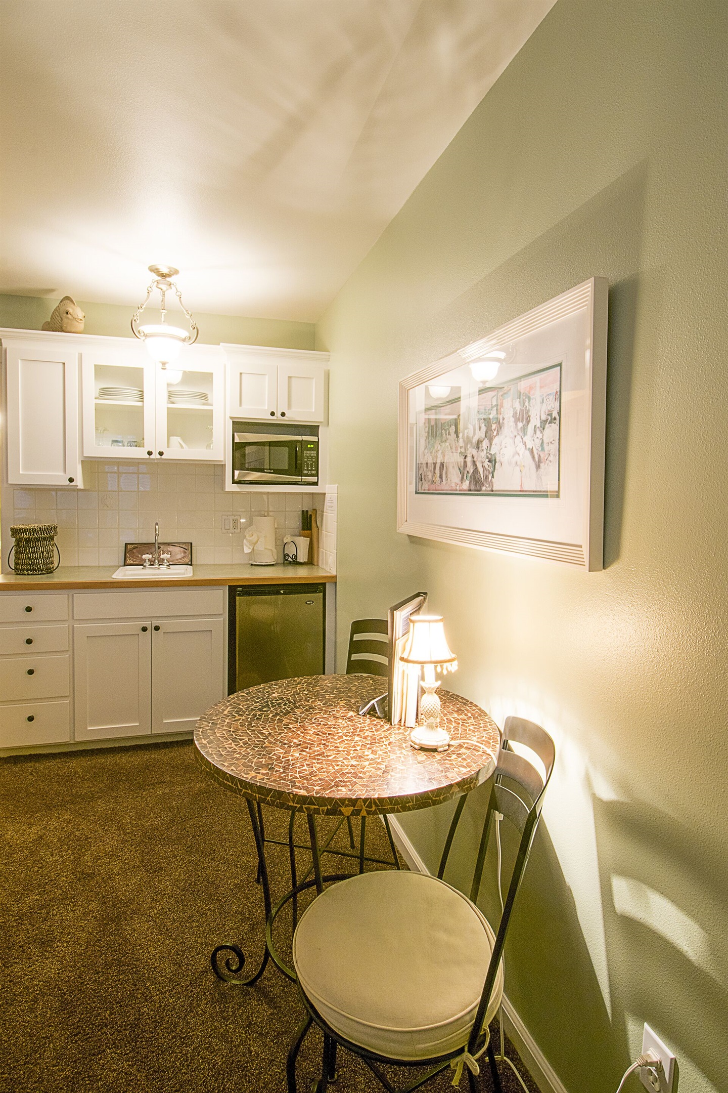 Café table for two ~ A cozy spot to enjoy your morning coffee