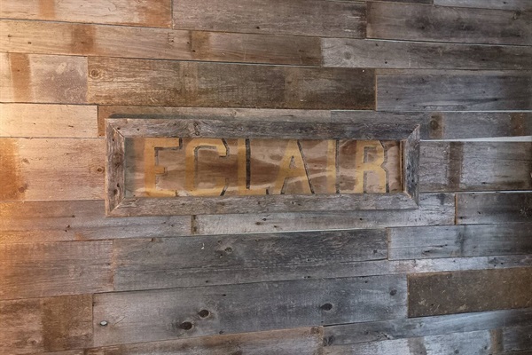 Upstairs bedroom 3 - Original horse stall sign