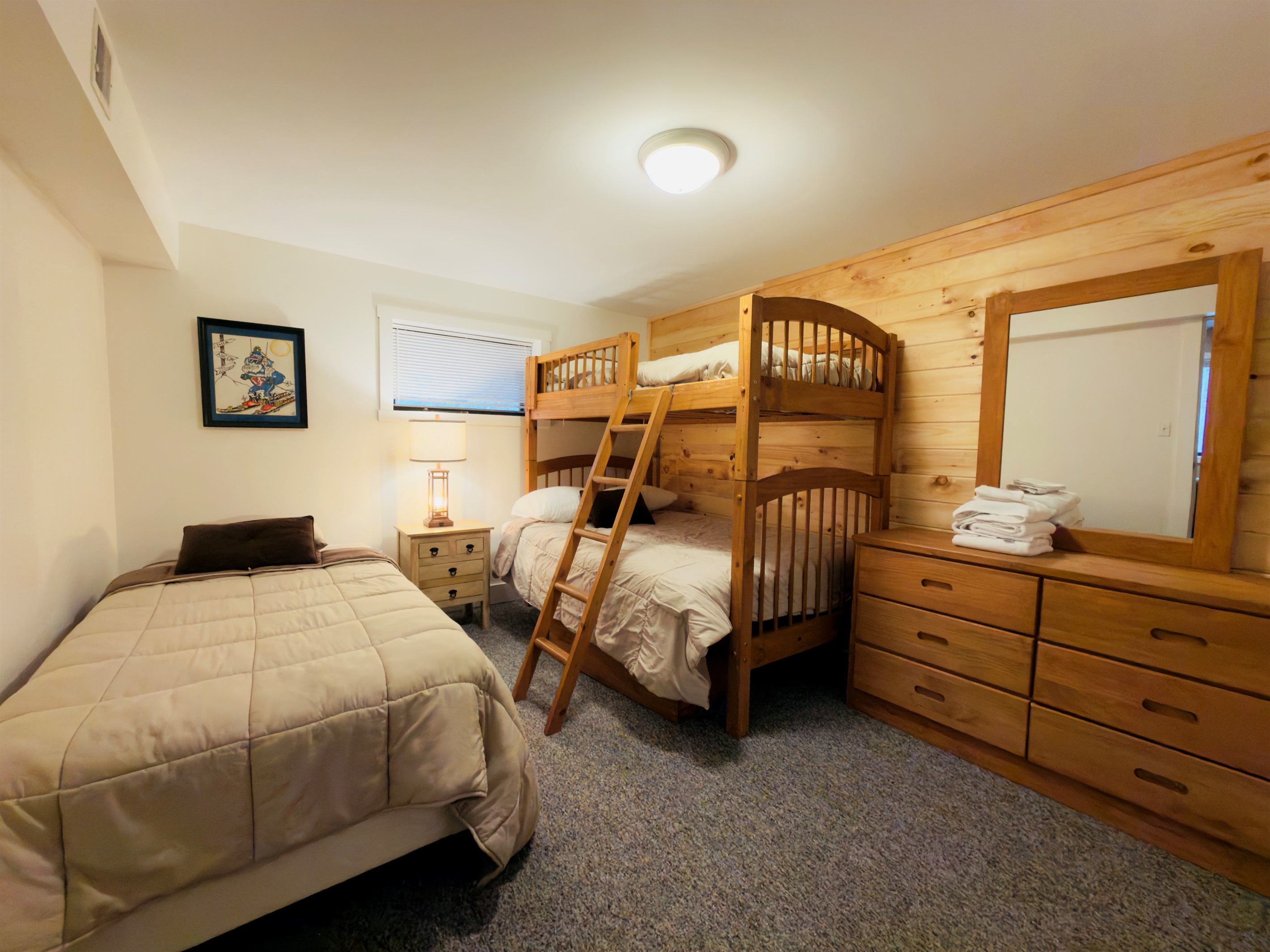 Lower Level - 2 Twin & 1 Full Bed