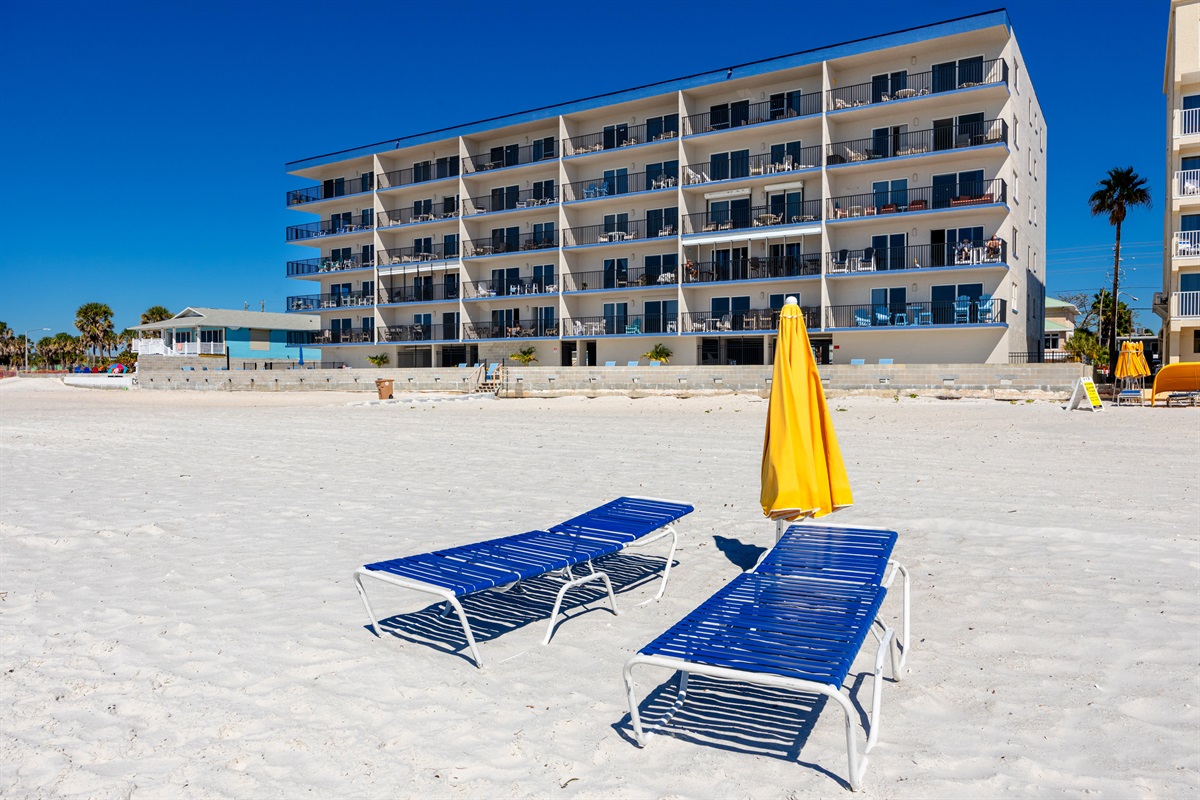 Beach chairs available