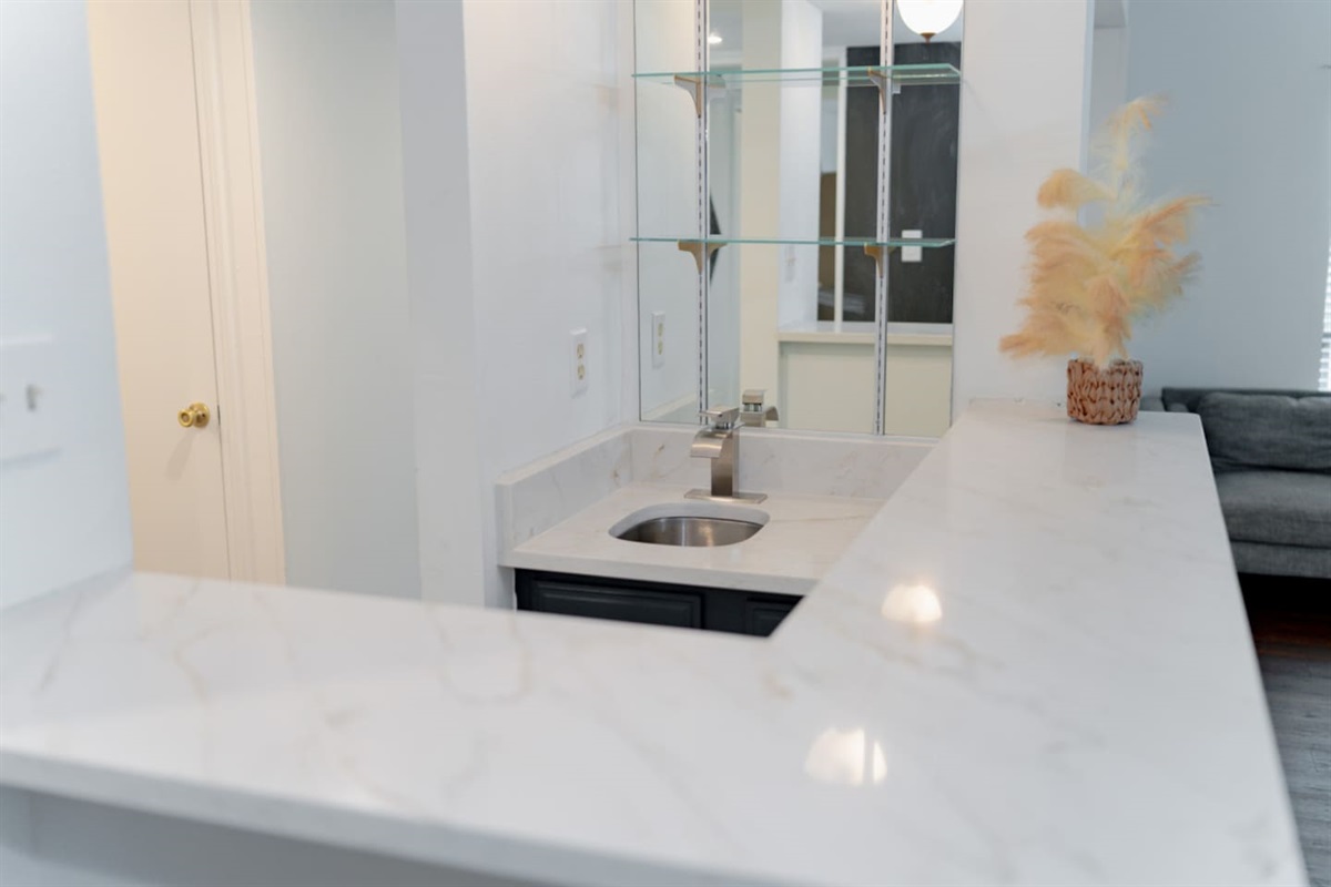 Wet bar for entertaining